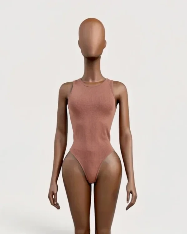Ribbed Shapewear Bodysuit