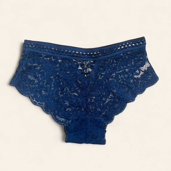Lace Panty With Crochet Trim