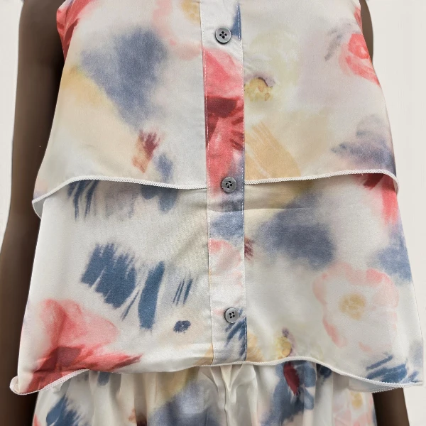 Printed Cami Pajama Set - Image 4