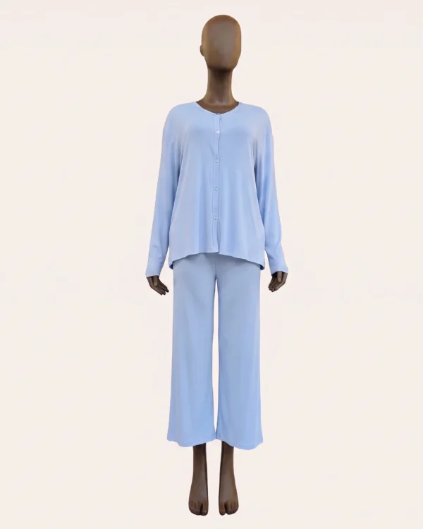 Long Sleeve Cotton Pajama Set