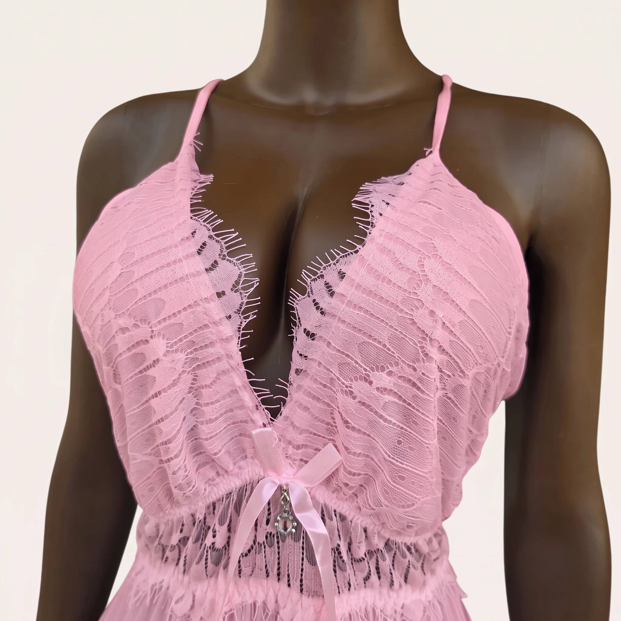 Lace Babydoll Nightdress - Image 2